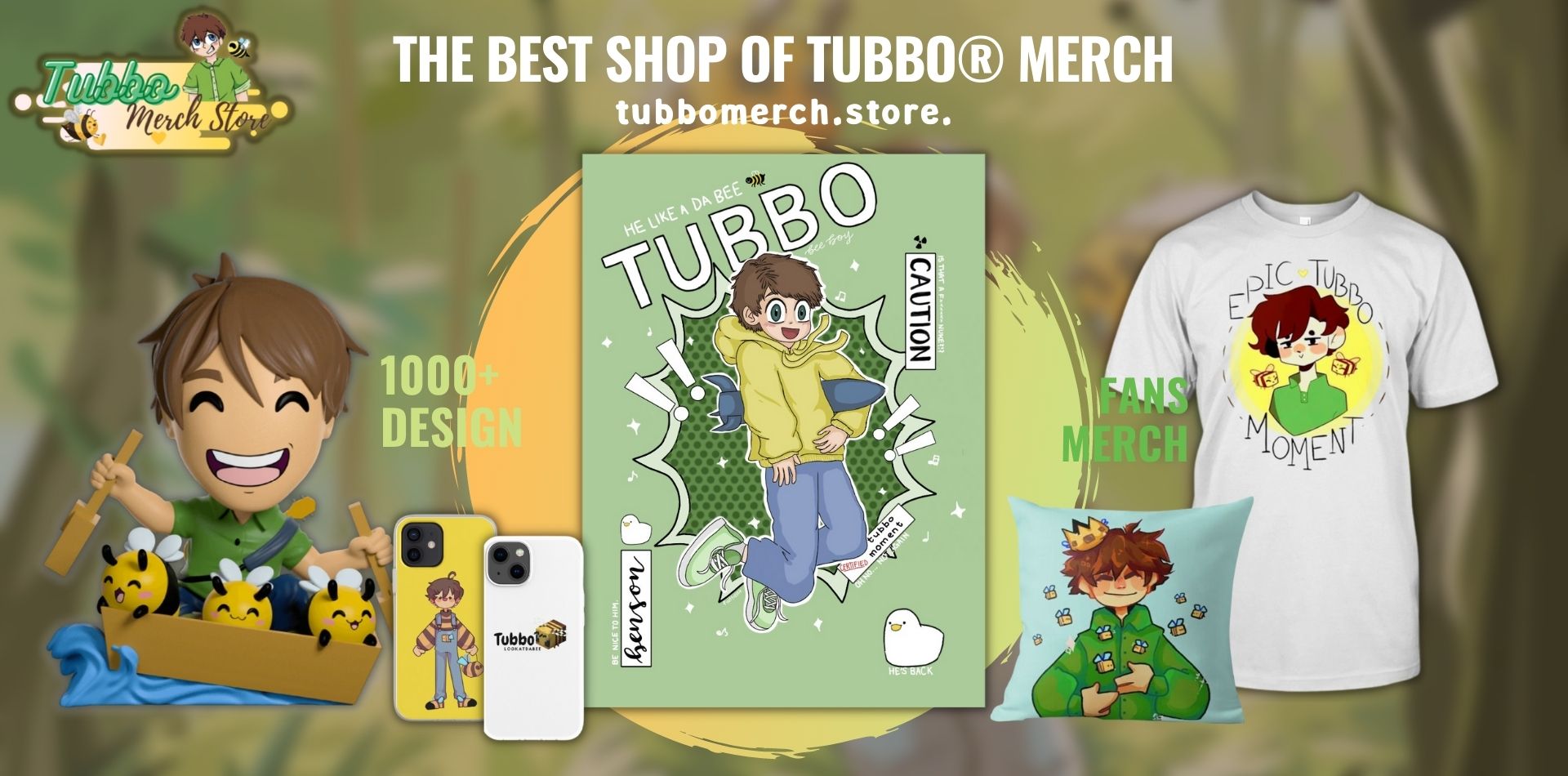 Biểu ngữ trực tuyến của Cửa hàng hàng hóa Tubbo - Cửa hàng Tubbo
